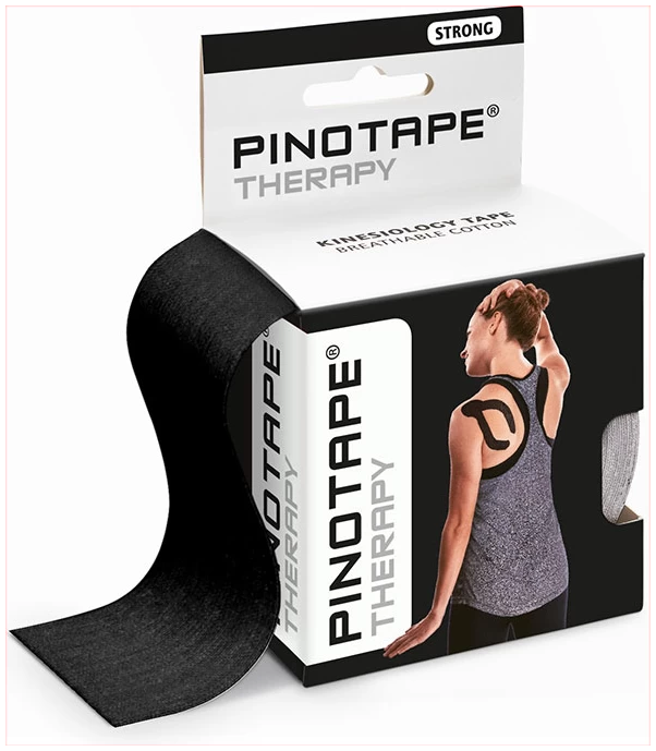 Kinezio terapijas melns teips Pino 5m x 5cm
