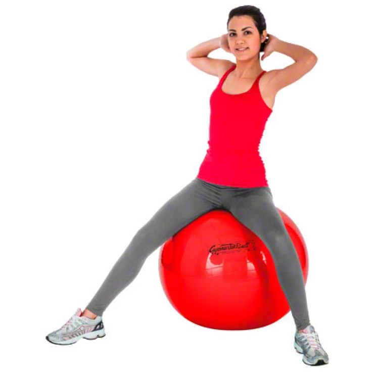 Pezzi_Ball vingrošanas bumba 75 cm, sarkana