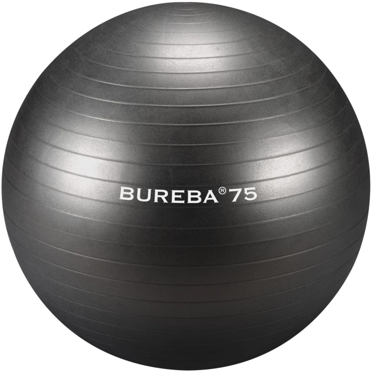 BUREBA vingrošanas bumba 75 cm, melna