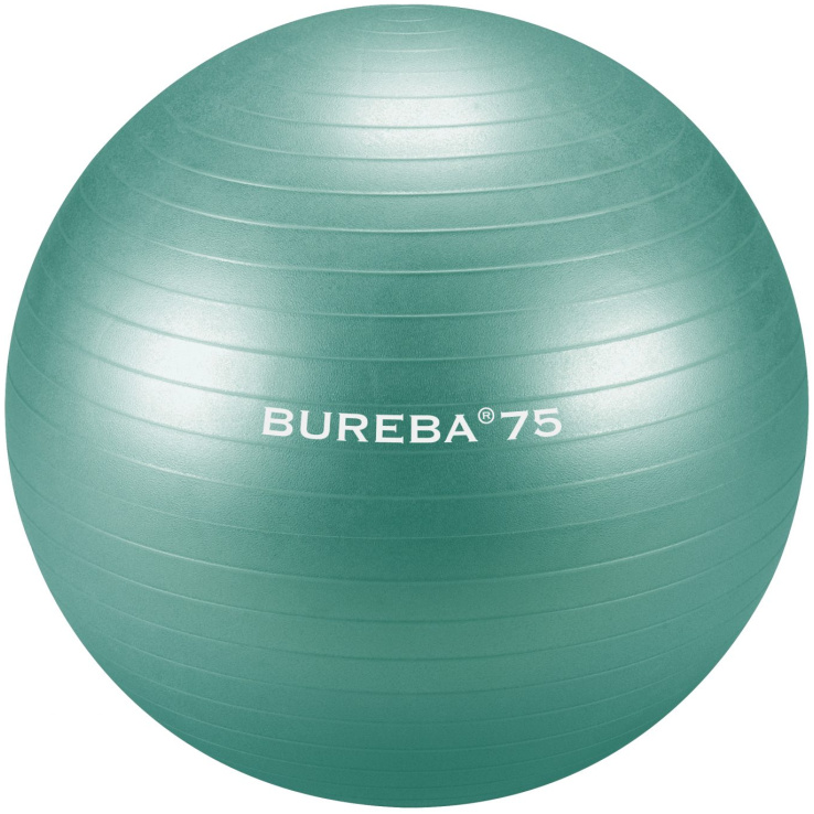 BUREBA vingrošanas bumba 75 cm, zaļa