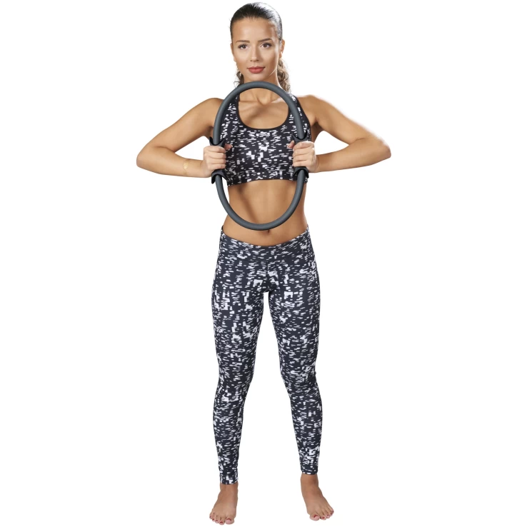 Trendy pilates riņķis 38 cm, pelēks