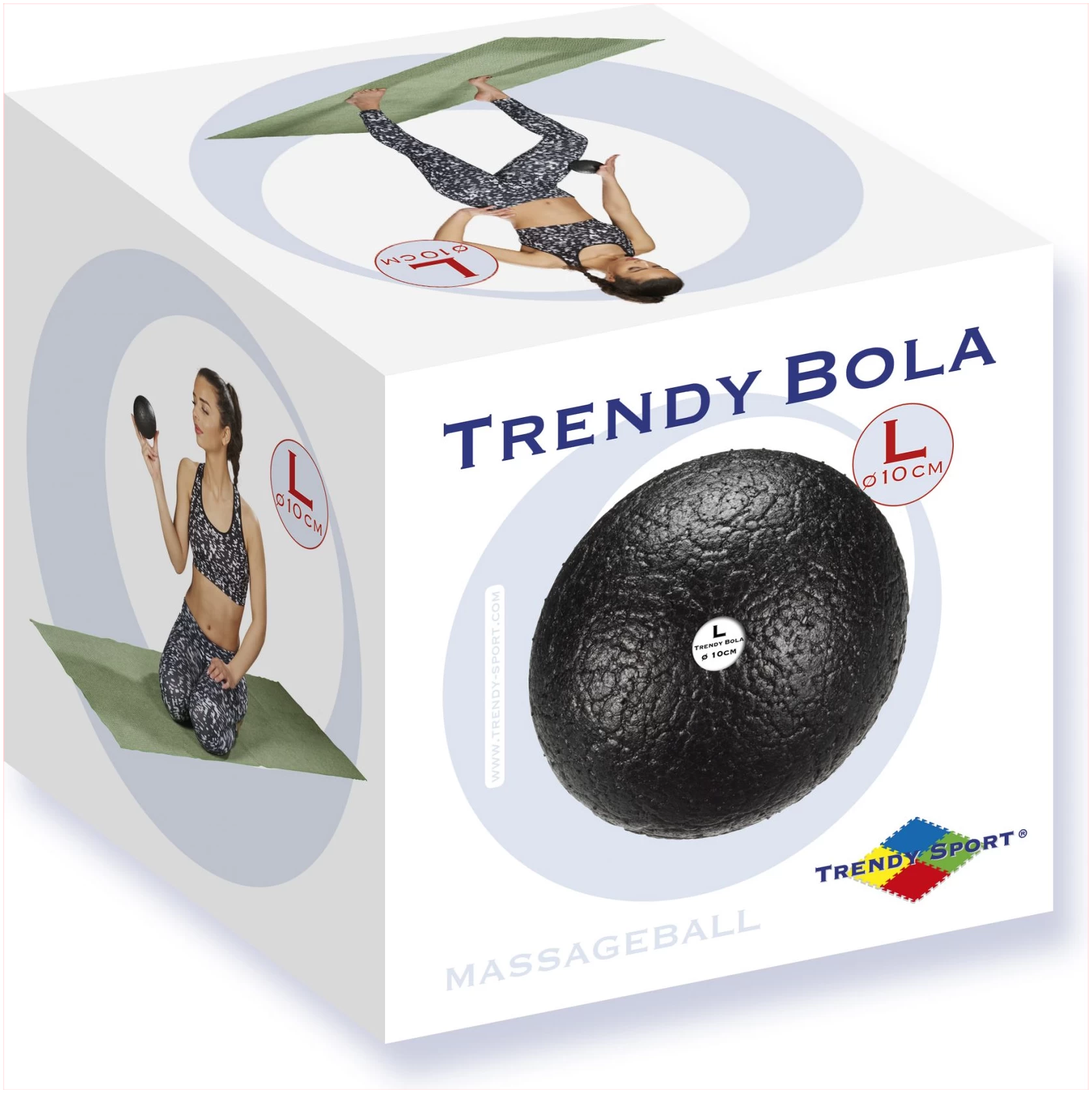 Trendy trigera punktu masāžas bumba "S" 6 cm, melna 5 Trendy trigera punktu masāžas bumba "S" 6 cm, melna