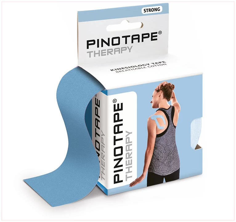Kinezio terapijas gaiši zils teips Pino Pino 5m x 5cm