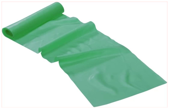 Trendy vingrošanas gumija 2,5m x 15 cm, zaļa , pretestība 6.8 kg, biezum 0.45 mm