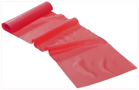 Trendy vingrošanas gumija 2,5m x 15 cm, sarkana , pretestība 7.8 kg, biezum 0.5 mm