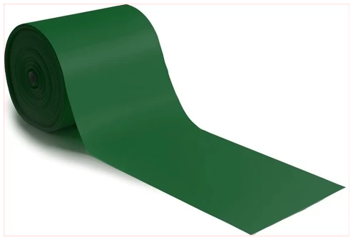 PINO vingrošanas gumija 45 m * 14 cm zaļa, pretestība 6,8 kg, biezums 0,45 mm
