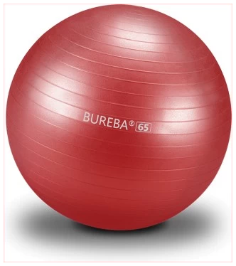 Trendy Bureba Professional vingrošanas bumba, sarkana, d 65cm