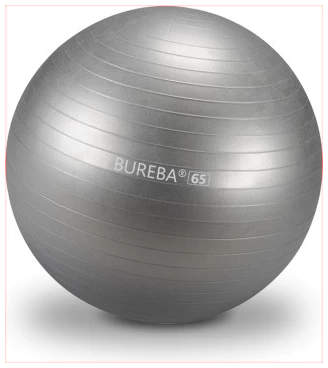 Trendy Bureba Professional vingrošanas bumba, pelēka, d 65cm