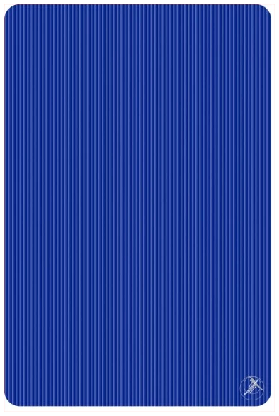 Trendy vingrošanas paklājs zils, 180x 120 cm