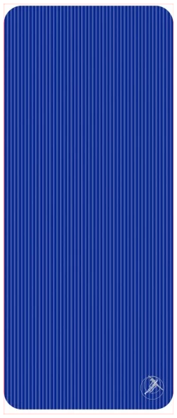 Trendy vingrošanas paklājs zils, 190x 80 cm