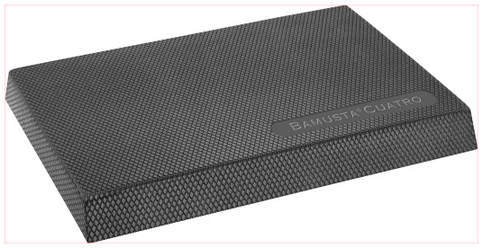 Trendy Bamusta Cuatro balansa spilvens, melns, 48 x 38 x 6 cm