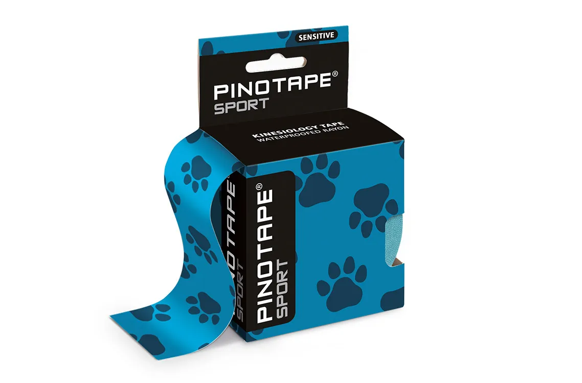 PINO kinezio sporta teips ar ķepiņām sensitive 5m x 5cm
